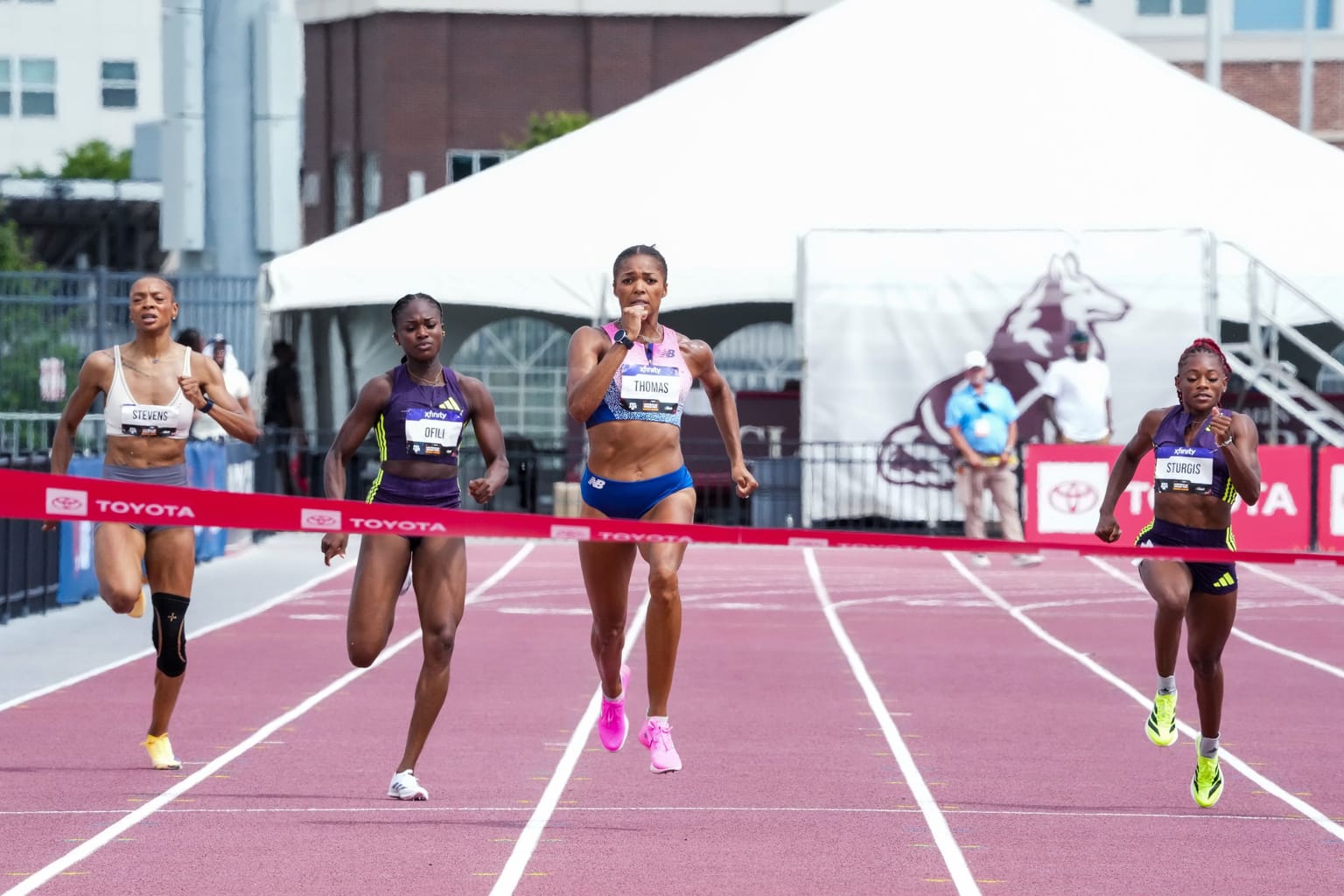 Thomas scorches to 21.70 at Lone Star Grand Prix:
Gabby Thomas produced the standout sprint performance at the USATF Lone Star Grand Prix in College Station