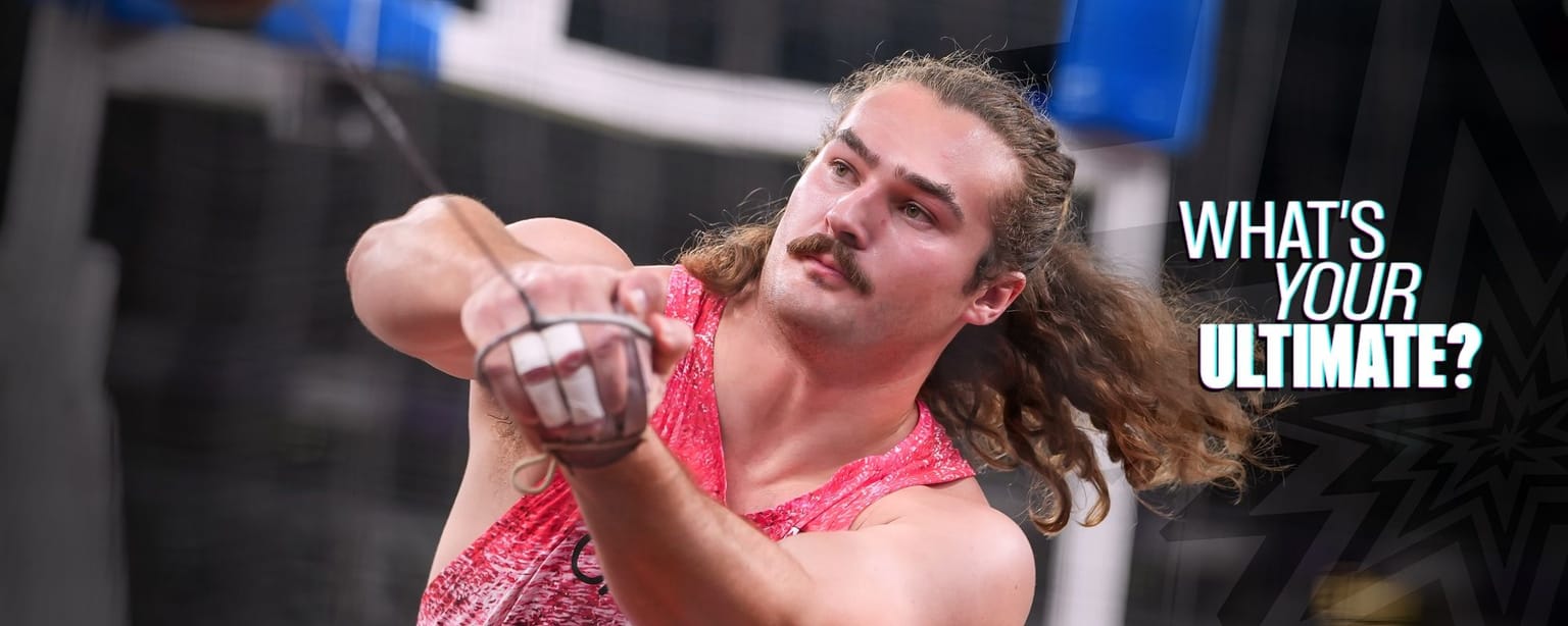What's your Ultimate? - Ethan Katzberg:
This week it's the turn of world and Olympic hammer champion Ethan Katzberg to be put on the spot in the quickfire quiz What's your Ultimate?