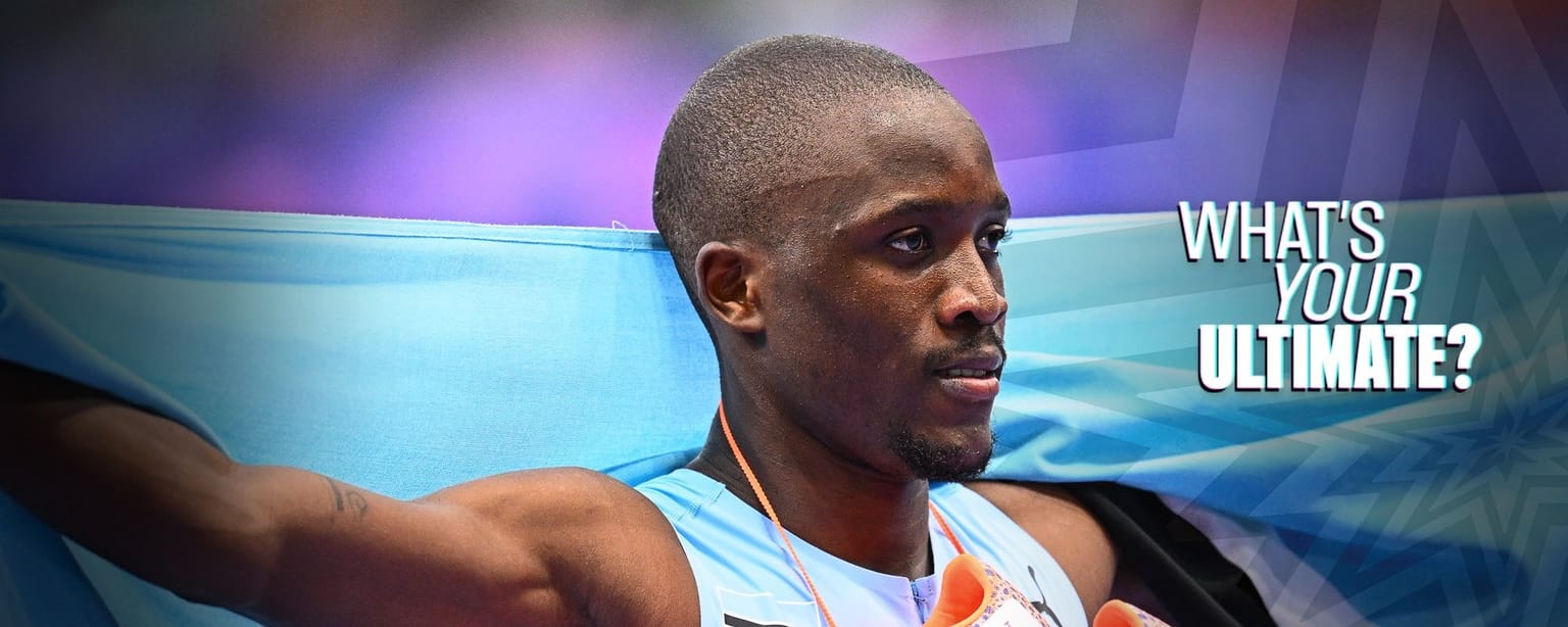What's your Ultimate with Letsile Tebogo:
Sprinter Letsile Tebogo of Botswana is the Olympic champion for the 200m and was also part of the star-studded national 4x400m team to win the world title last year. He's the latest athlete being asked What's your Ultimate?