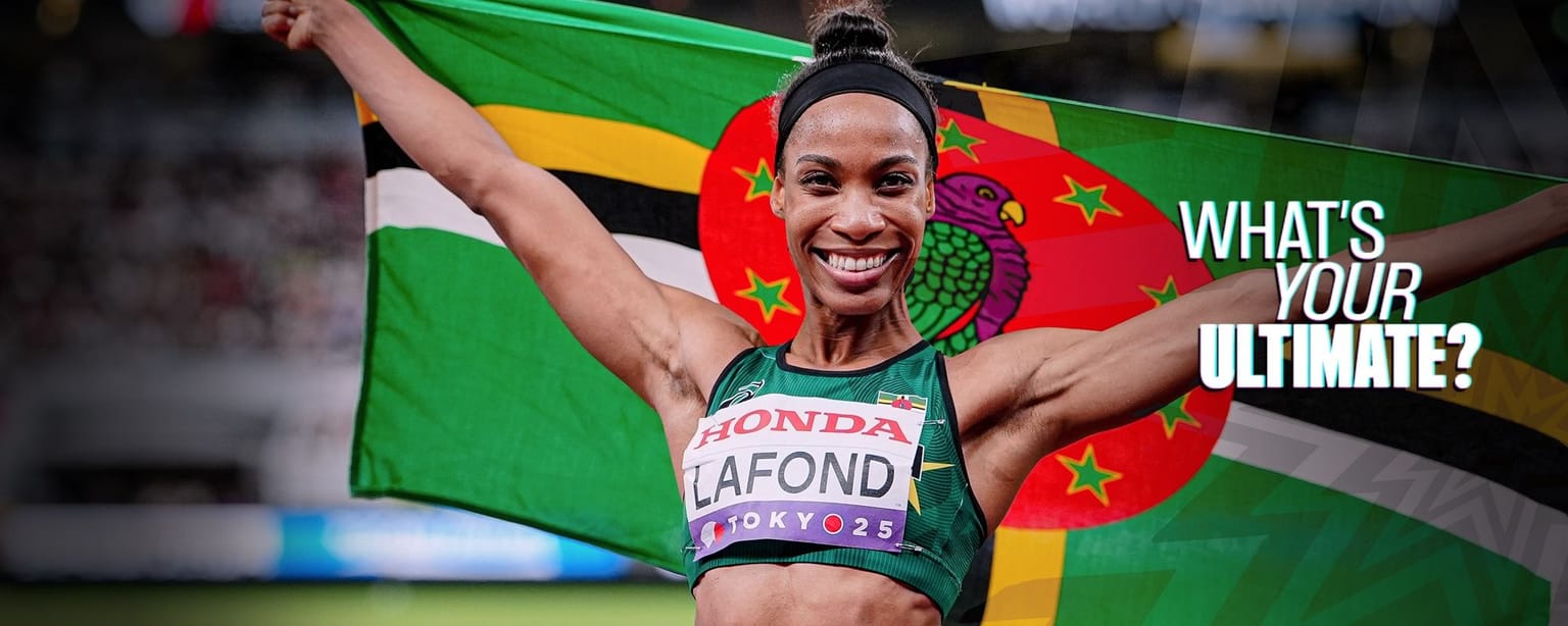 What's your Ultimate? Thea LaFond:
The 32-year-old from Dominica was crowned triple jump Olympic champion in Paris in 2024 and came within a few centimetres of adding a world title in Tokyo last year. In the lead-up to Budapest, we asked her... What's your Ultimate?