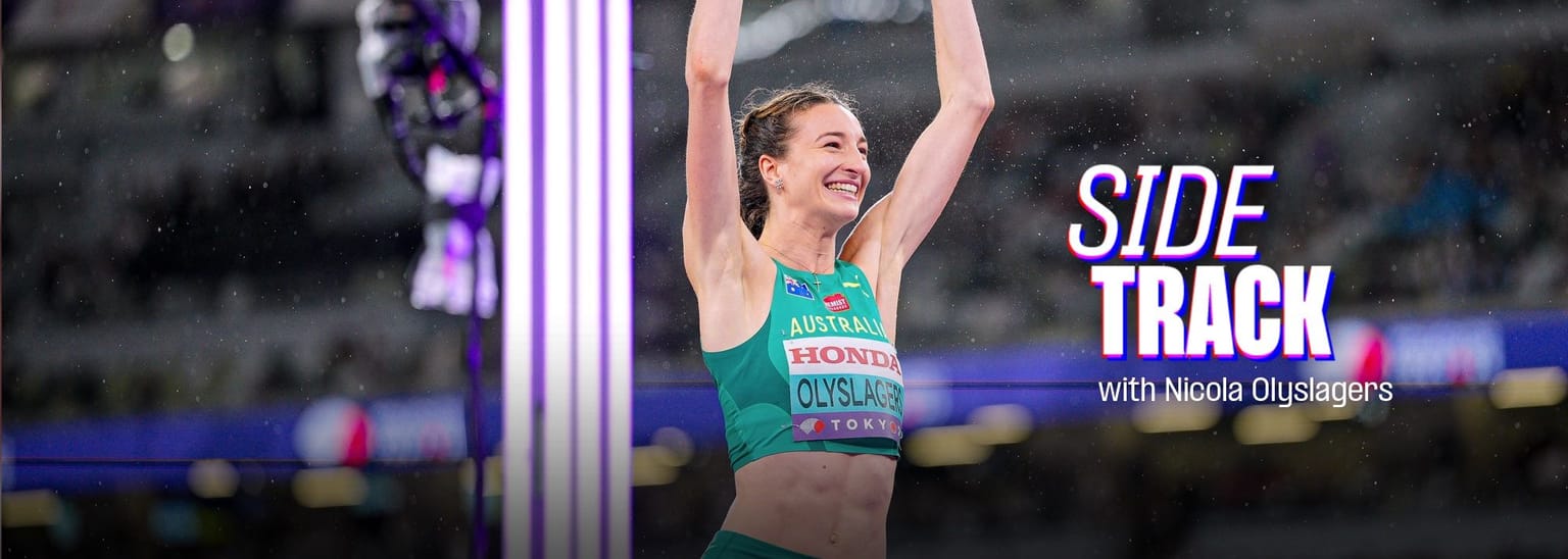 Side track with Nicola Olyslagers:
For a long time before getting her big break, Australian high jumper Nicola Olyslagers was working away from the sport in a cafe and studying to be a biochemist. She reflects on the journey in the latest in the series Side Track.