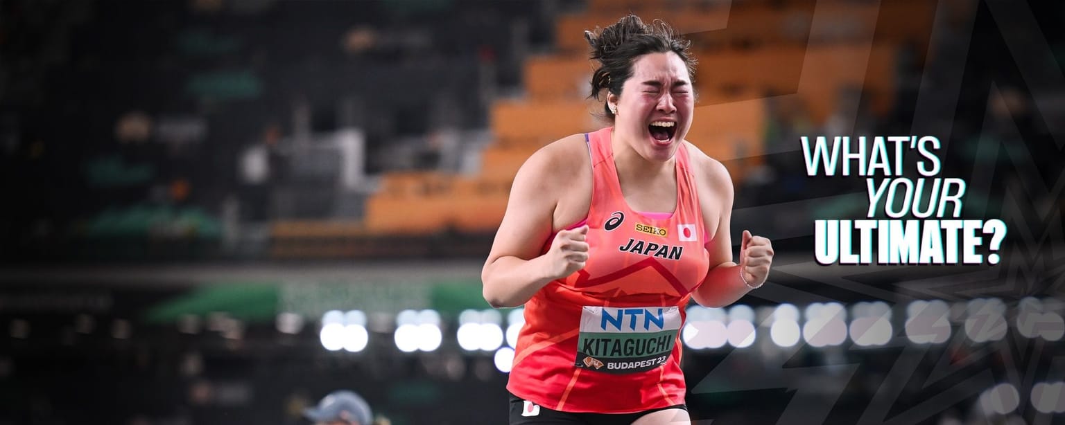 What's your Ultimate? Haruka Kitaguchi:
Haruka Kitaguchi leapt to global attention in winning the javelin world title in 2023 before adding Olympic glory to her CV a year later. And we asked the Japanese athlete... What's your Ultimate?
