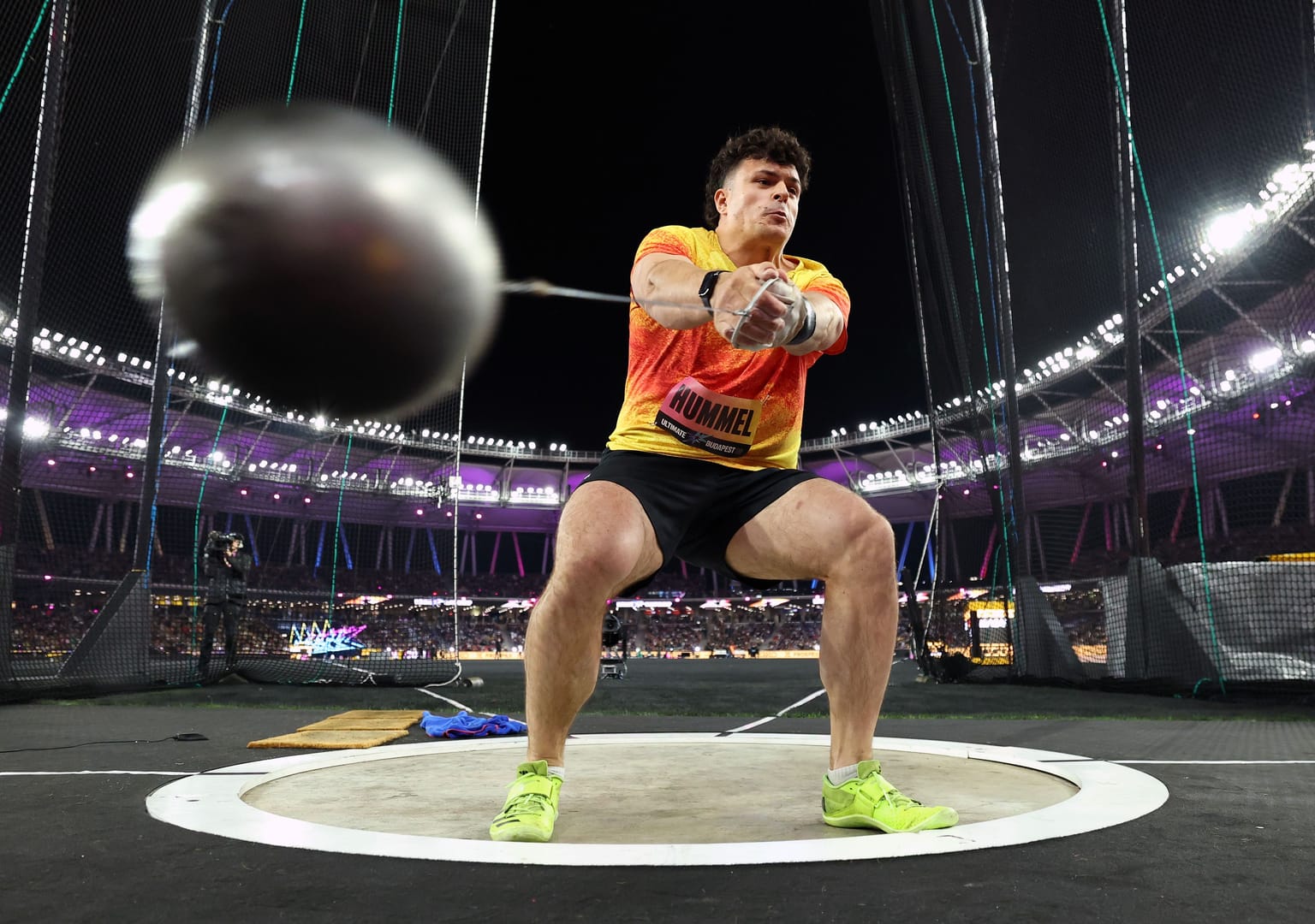 Hummel upsets the favourites to become Ultimate hammer champion in Budapest:
Germany’s Merlin Hummel produced one of the first big shocks of the World Athletics Ultimate Championship