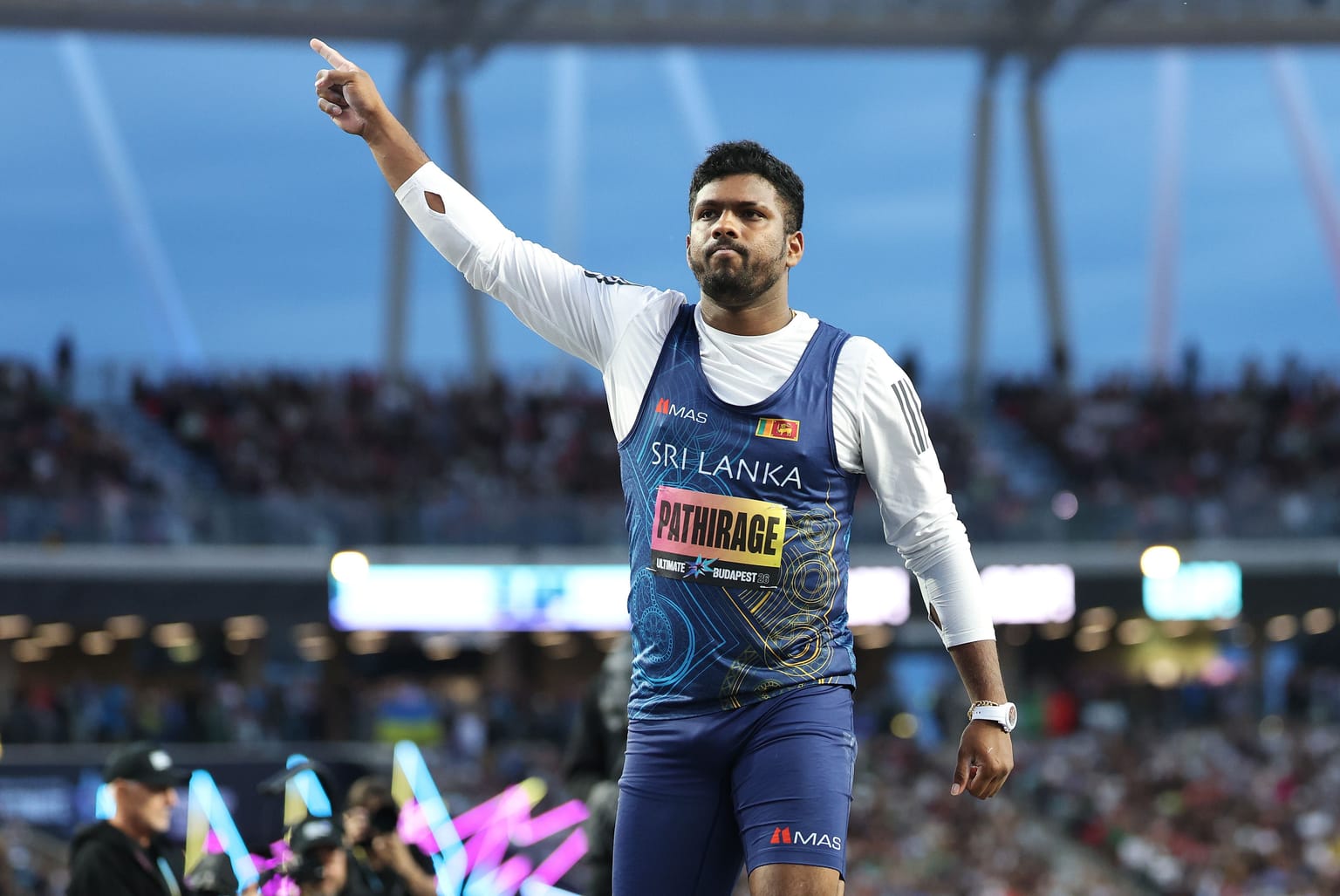 Pathirage delivers with Ultimate javelin victory in Budapest:
Coverage of the men's javelin at the World Athletics Ultimate Championship Budapest 26