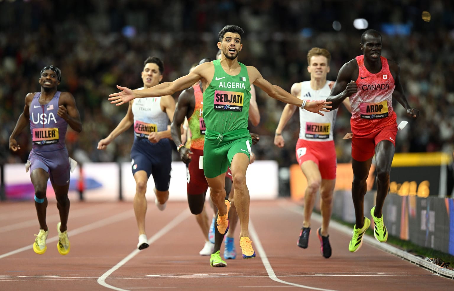 Sedjati scoops Ultimate title with 800m victory in Budapest:
Coverage of the men's 800m at the World Athletics Ultimate Championship Budapest 26