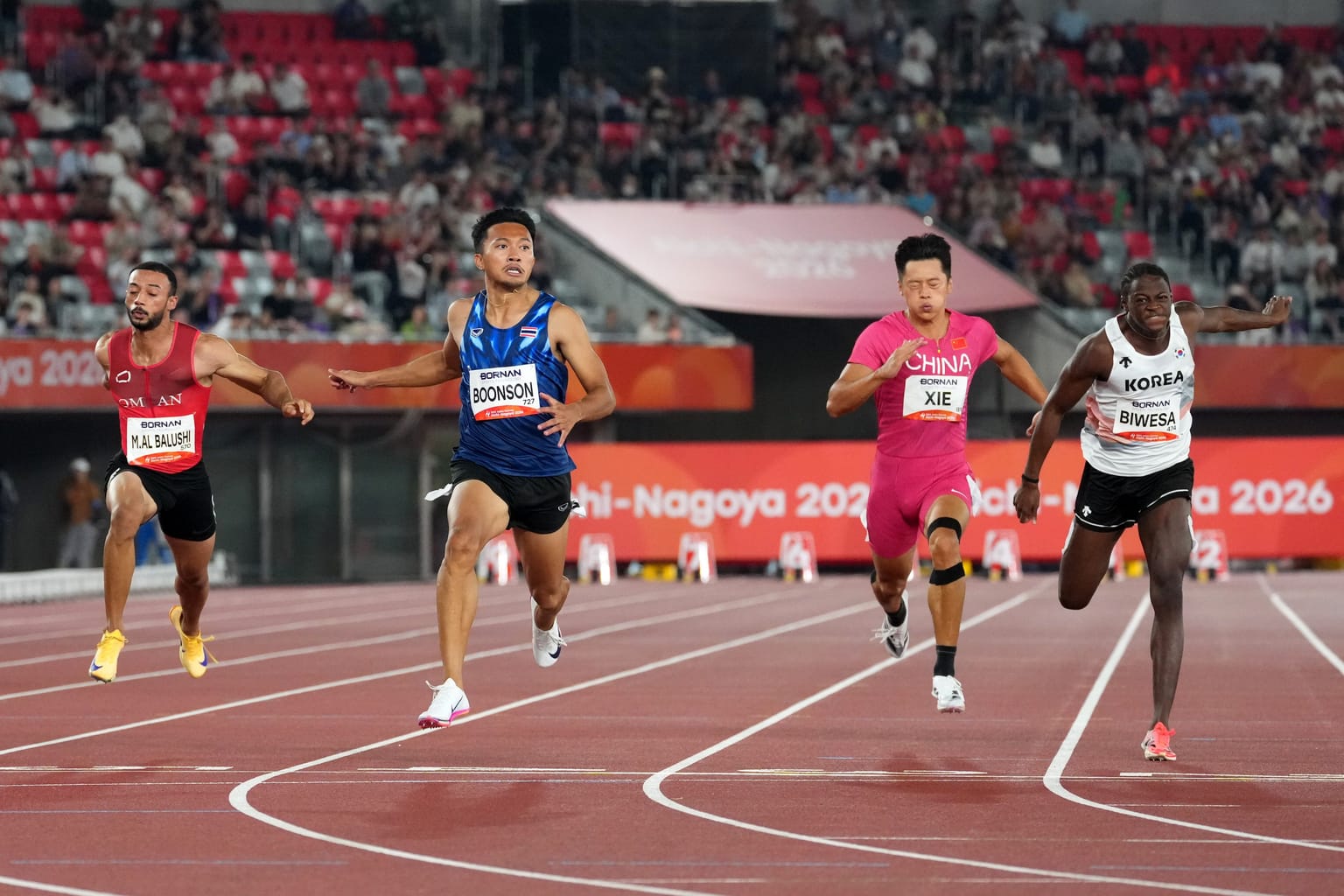 Boonson and Chen sprint to Asian Games records in Nagoya:
Puripol Boonson produced the standout performance of the opening days of athletics action at the Asian Games in Nagoya