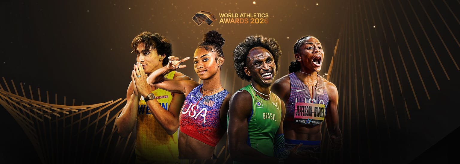 Win a VIP weekend at the World Athletics Awards 2026 in Monaco!:
Meet the stars of athletics, experience the excitement of the Awards and enjoy an unforgettable weekend in Monaco - with a guest of your choice!
